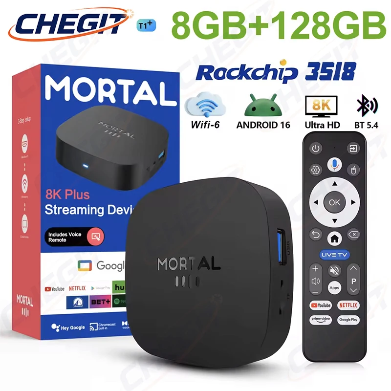 2026 Nuovo T1+ 8K HD TV Box An - Khadas Vim4 8Gb recensione e prezzo