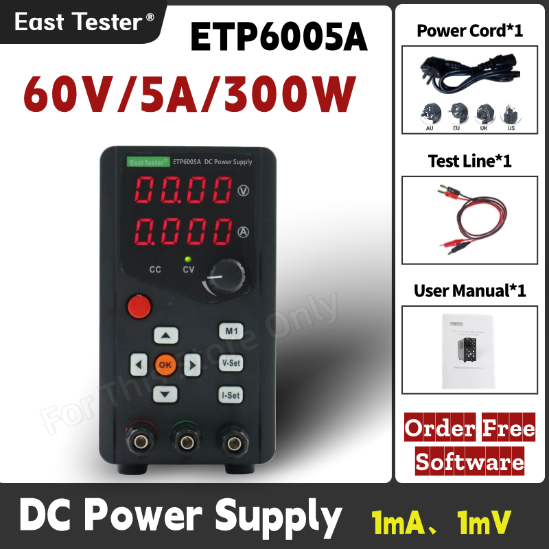 ETP6005A alimentatore regolato - Programmable Dc Power Supply 60V 5A recensione e prezzo